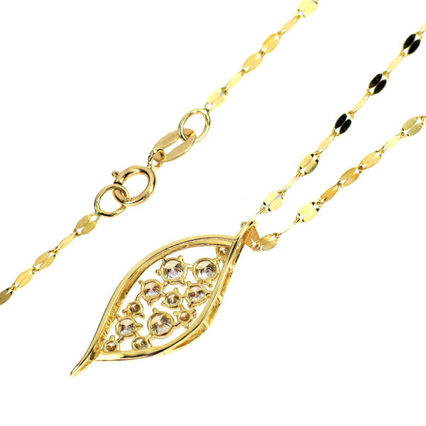 K18YG ダイヤモンド ペンダントネックレス 0.40ct