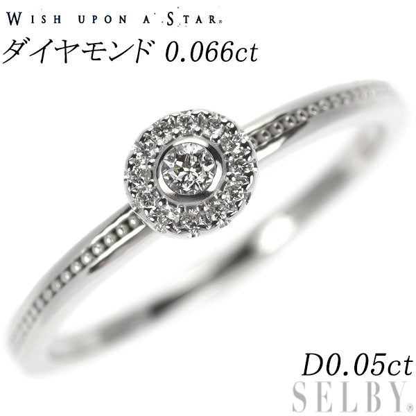 素敵　Wish upon a Star K18 ダイヤモンド リング　11 号 K18PG ダイヤモンド リング＜Wish upon a star® カード