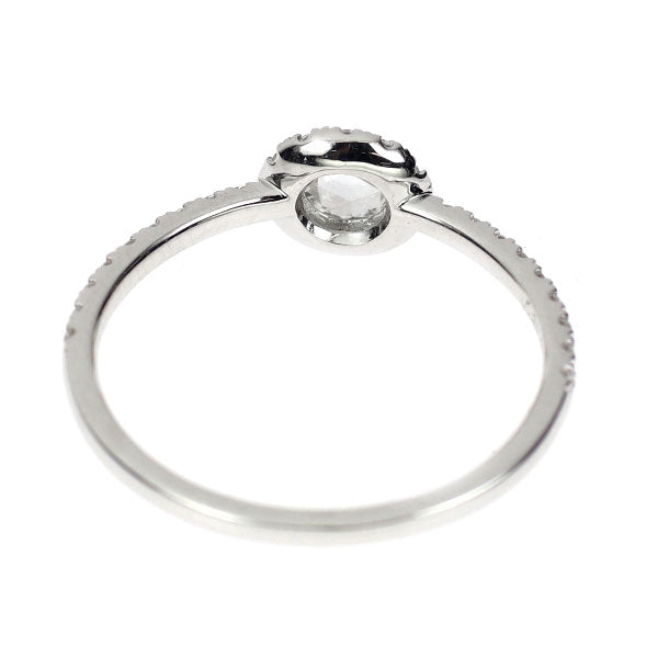 K18WG ローズカット/ラウンドブリリアントカット ダイヤモンド リング 0.31ct