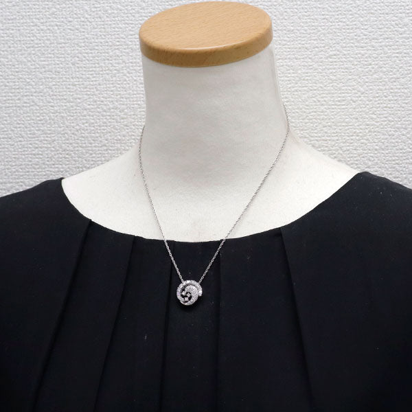 田崎真珠 Pt900/ Pt850 ダイヤモンド ペンダントネックレス 0.85ct