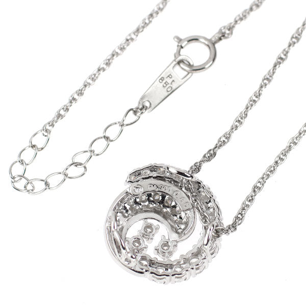 田崎真珠 Pt900/ Pt850 ダイヤモンド ペンダントネックレス 0.85ct