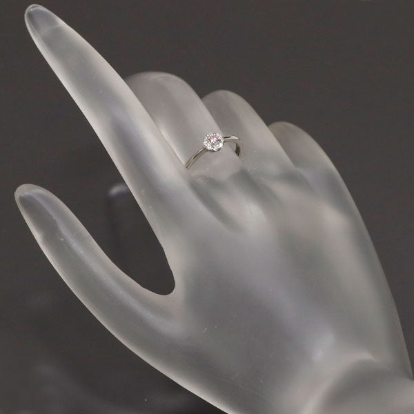 希少 Pt900 天然ピンクダイヤ ダイヤモンド リング 0.059ct FIPP I1 D0.08ct