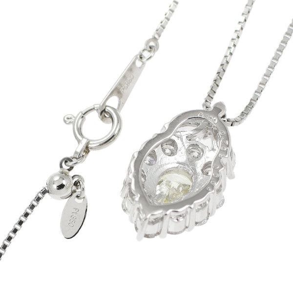 Pt900/ Pt850 ペアシェイプ ダイヤモンド ペンダントネックレス Pt900/ Pt850 ペアシェイプ ダイヤモンド ペンダントネックレス