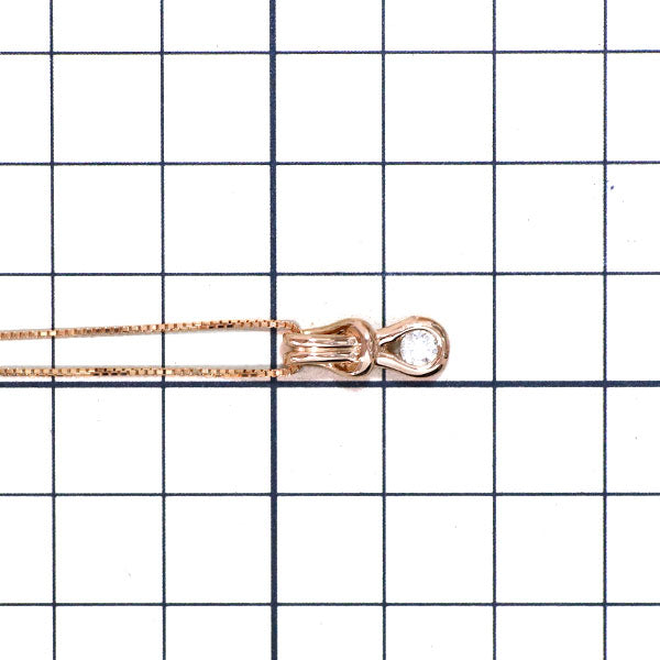 フォーエバーマーク K18PG ダイヤモンド ペンダントネックレス 0.155ct エンコルディア