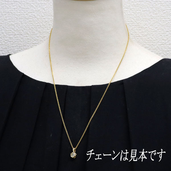 K18YG ダイヤモンド ペンダントトップ 0.58ct