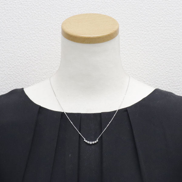 K18WG ダイヤモンド ペンダントネックレス 0.45ct