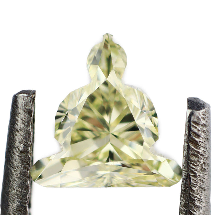 新品 仏陀カット ダイヤモンド ルース 0.348ct VLY VS2 希少石 レアストーン【エスコレ】