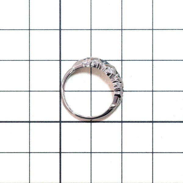 希少 Pt900 アレキサンドライト ダイヤモンド リング 0.40ct D0.26ct