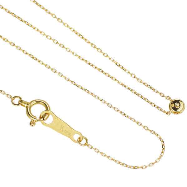 ヴァンドーム青山 K18YG ダイヤモンド ペンダントネックレス 0.06ct