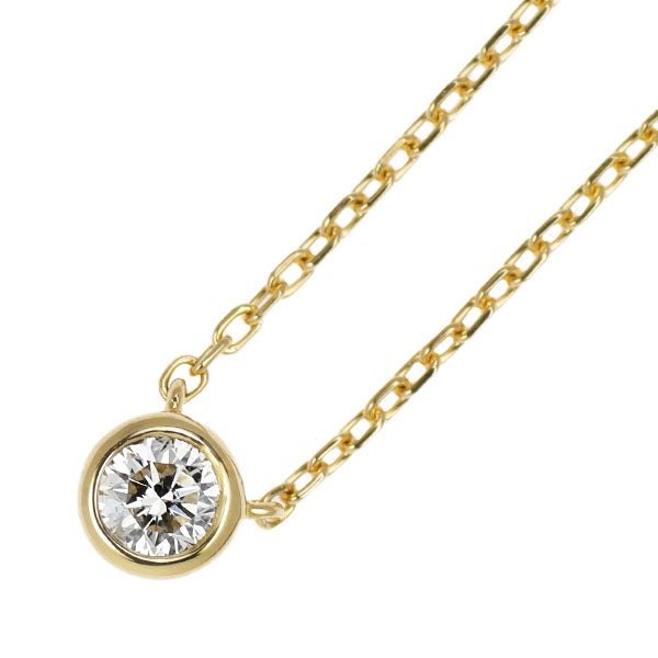 ヴァンドーム青山 K18YG ダイヤモンド ペンダントネックレス 0.06ct