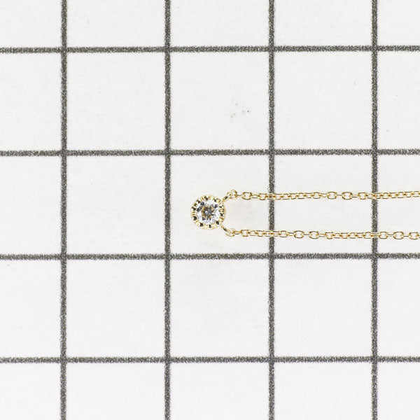 スタージュエリー K18YG ダイヤモンド ペンダントネックレス 0.05ct