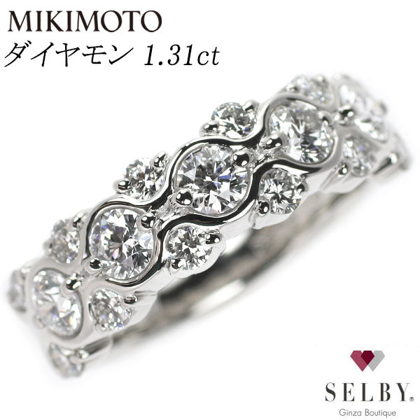 ミキモト Pt950 ダイヤモンド リング 1.31ct 《セルビー銀座店》【中古】
