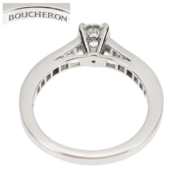 ブシュロン Pt950 ダイヤモンド リング 0.30ct G VS2 EX ビーラブ ド ソリテール 45号