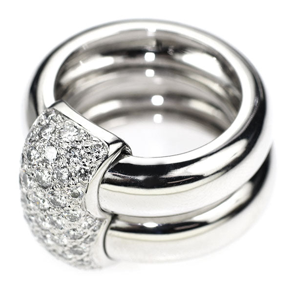 ショーメ K18WG ダイヤモンド リング デュオ 《セルビー銀座店》【中古】