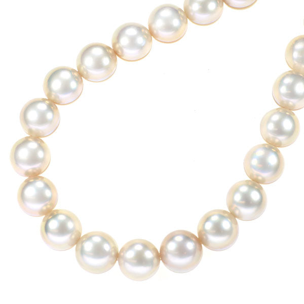 田崎真珠 SV マベパール ネックレス 径約13.1-14.5mm