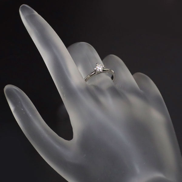 フォーエバーマーク Pt950 ダイヤモンド リング 0.24ct