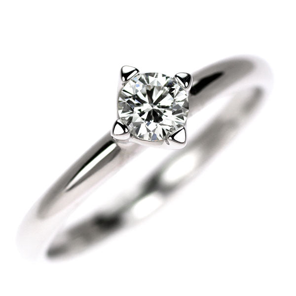 フォーエバーマーク Pt950 ダイヤモンド リング 0.24ct