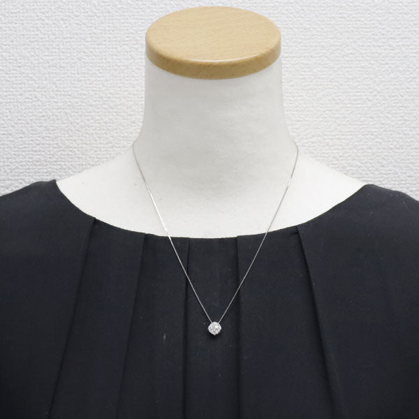 Pt ダイヤモンド ペンダントネックレス 0.20ct D IF 3EX D0.21ct