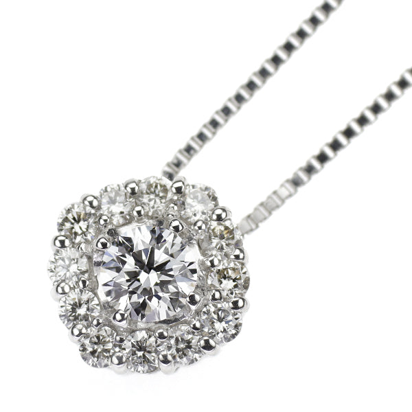 Pt ダイヤモンド ペンダントネックレス 0.20ct D IF 3EX D0.21ct