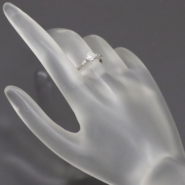アイプリモ Pt950 ダイヤモンド リング 0.552ct 0.04ct F VS1 3EXHC