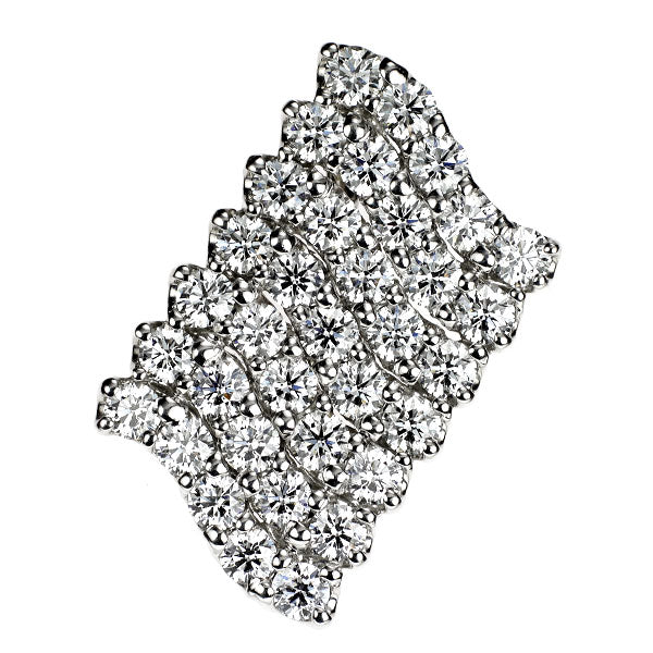 Pt900 H&C ダイヤモンド ペンダントトップ 3.00ct