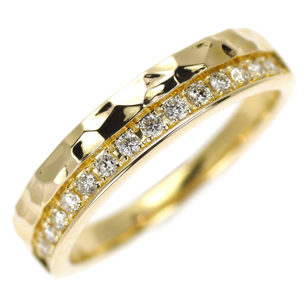 K18YG ダイヤモンド リング 0.17ct ハーフエタニティ