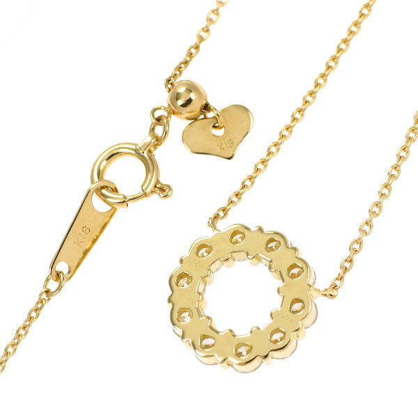 K18YG ダイヤモンド ペンダントネックレス 0.66ct