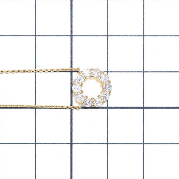 K18YG ダイヤモンド ペンダントネックレス 0.66ct