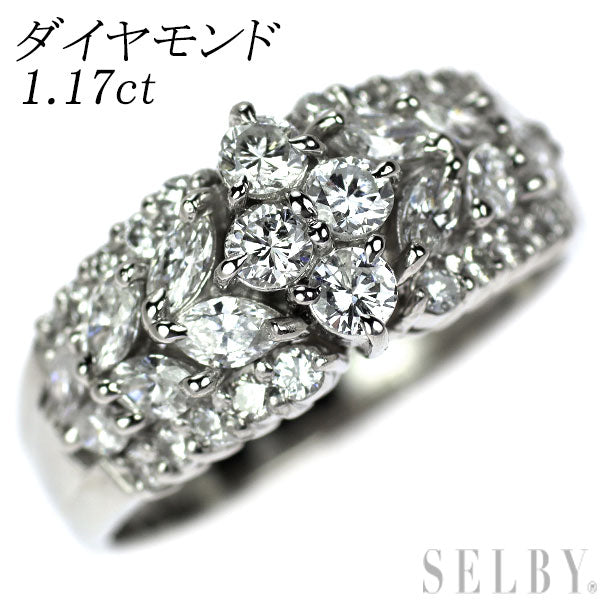 Pt900 ダイヤモンド リング 1.17ct