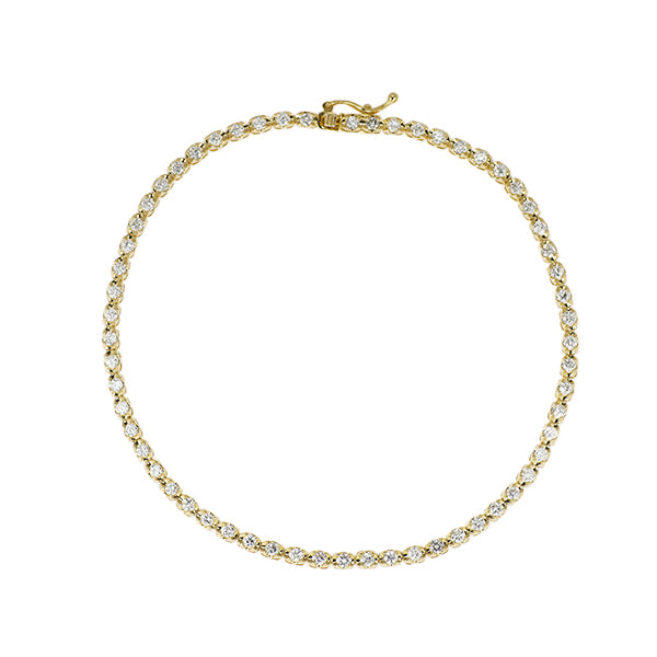 K18YG ダイヤモンド ブレスレット 1.00ct テニス