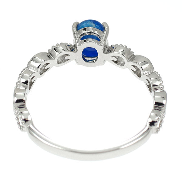 新品 希少 Pt950 カボションカット アウイナイト リング 0.52ct【エスコレ】