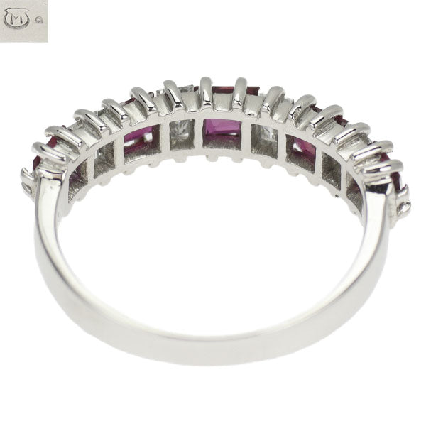 ミキモト Pt950 ルビー ダイヤモンド リング 1.05ct D0.38ct ヴィンテージ製品