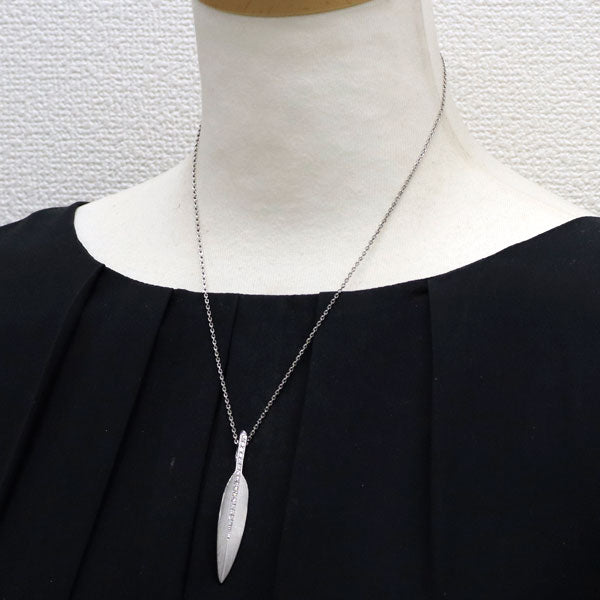 Pt900/ Pt850 ダイヤモンド ペンダントネックレス 0.20ct