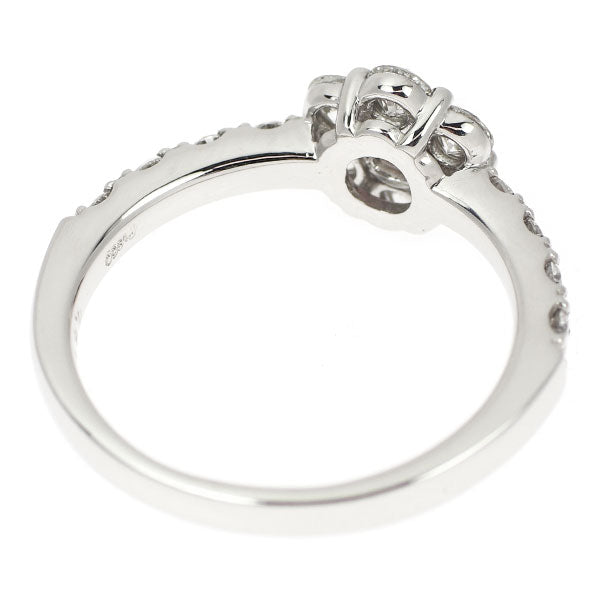 新品 希少 Pt950 天然ビビッドピンクダイヤモンド リング 0.078ct FVP SI2 D0.67ct【エスコレ】フラワー