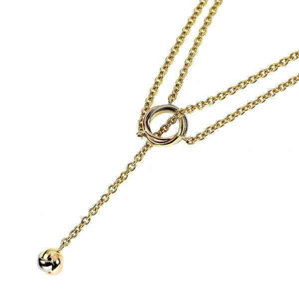 カルティエ K18YG/WG/PG ペンダントネックレス ベビートリニティ  