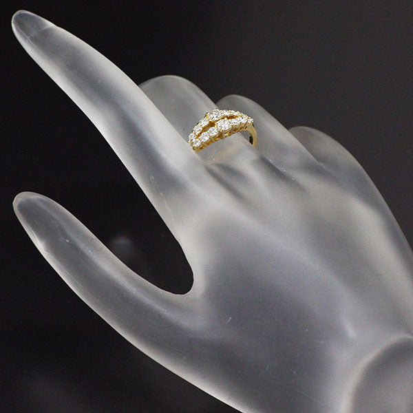 K18YG ダイヤモンド リング 0.80ct