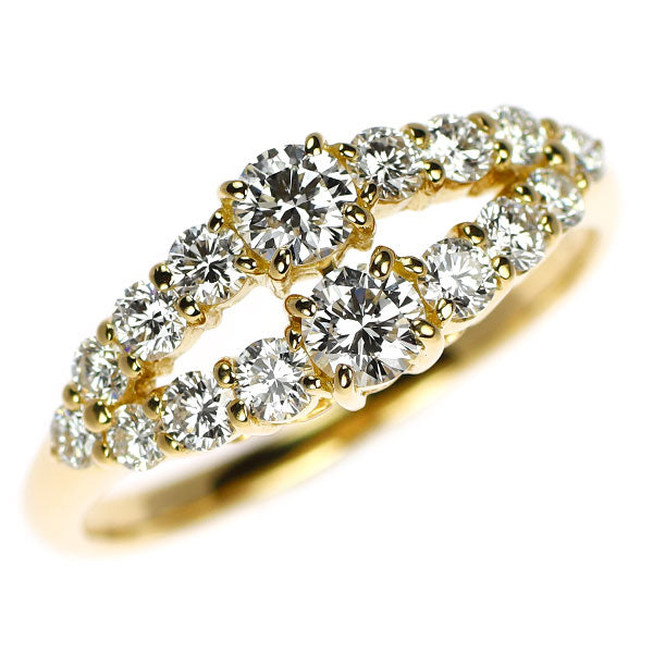 K18YG ダイヤモンド リング 0.80ct