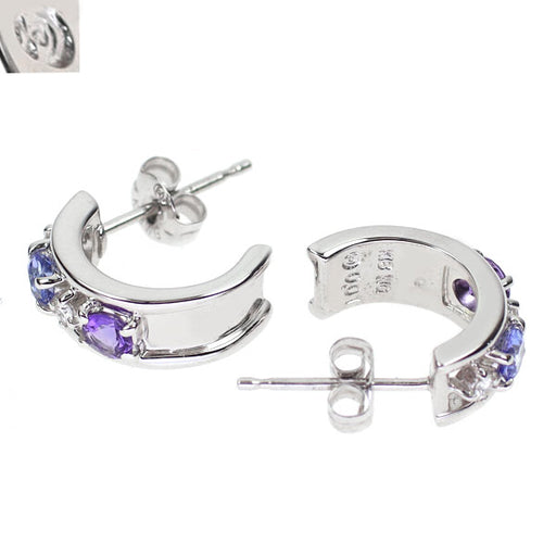 田崎真珠 K18WG ダイヤモンド ピアス 0.10ct — セルビー