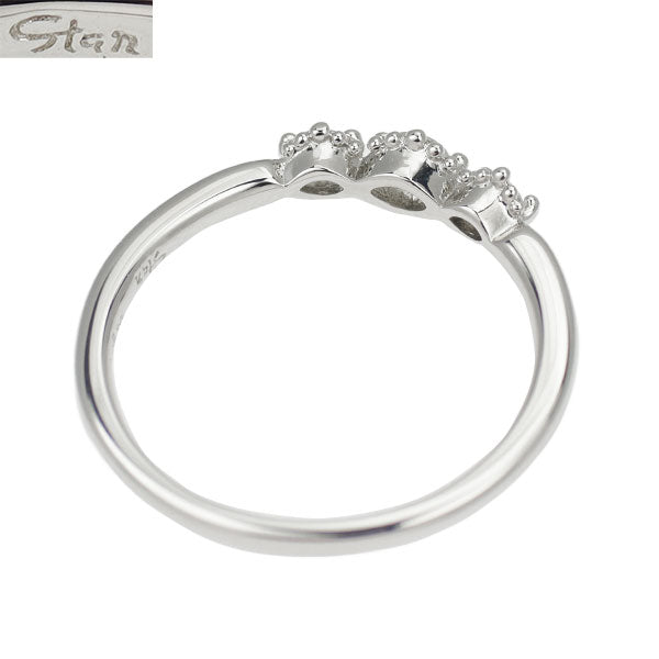 スタージュエリー Pt950 ダイヤモンド リング 0.12ct