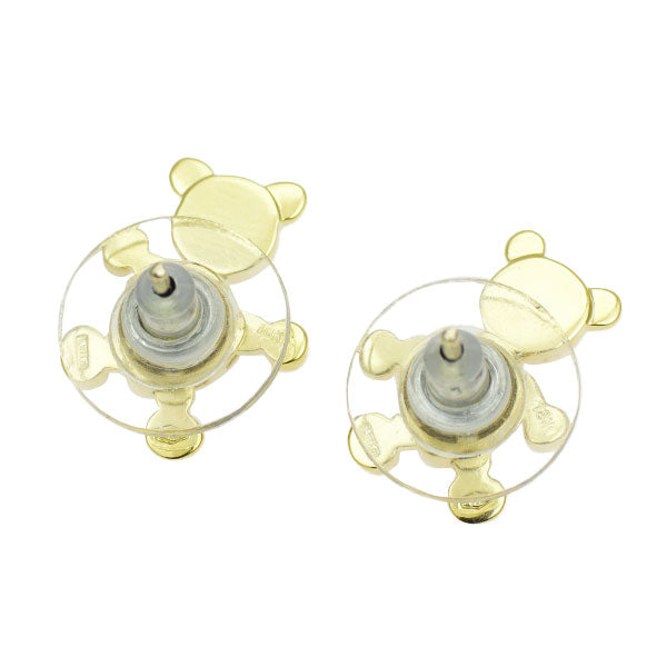 ポメラート K18YG/WG ピアス オルセット テディベアモチーフ アニマル