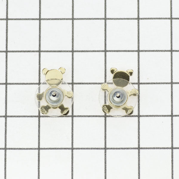 ポメラート K18YG/WG ピアス オルセット テディベアモチーフ アニマル