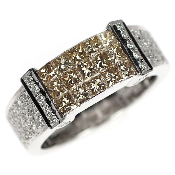レ・エッセンシャル K18WG ダイヤモンド リング 1.00ct