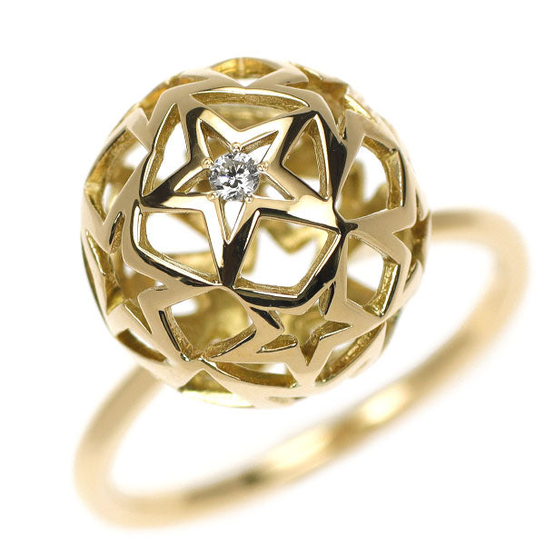 スタージュエリー K18YG ダイヤモンド リング 0.02ct — セルビー