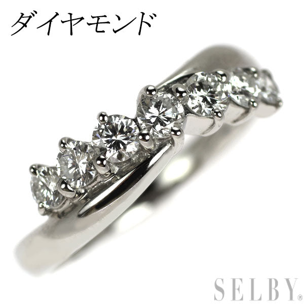 Pt900 ダイヤモンド リング 0.53ct