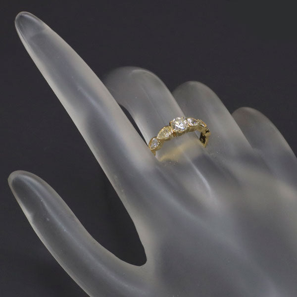 K18YG ダイヤモンド リング 0.40ct D0.67ct