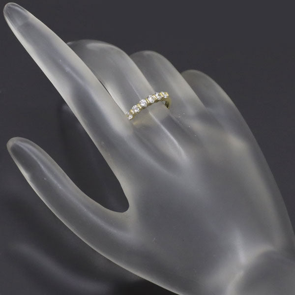 クイーン K18YG ダイヤモンド リング 0.50ct 一文字