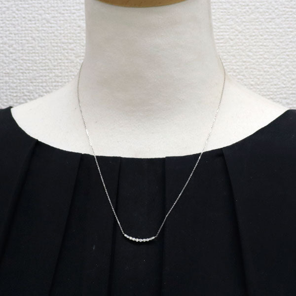 スタージュエリー Pt950 ダイヤモンド ペンダントネックレス スタージュエリー Pt950 ダイヤモンド ペンダントネックレス