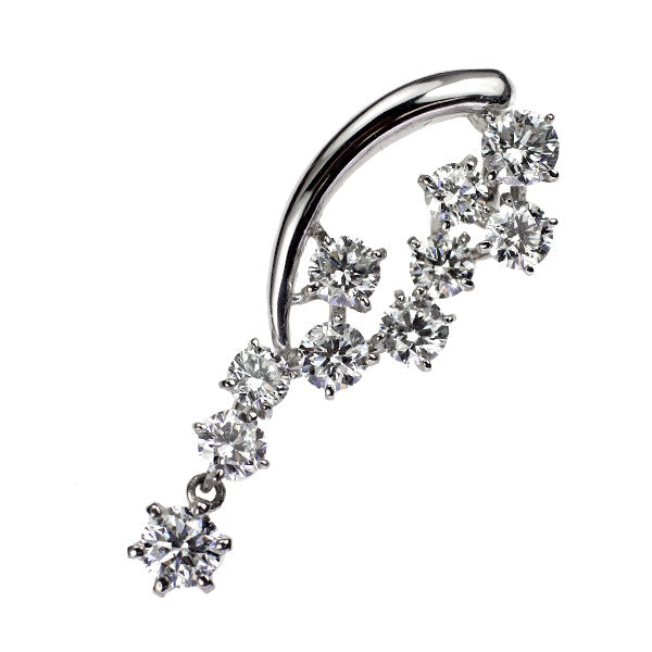Pt900 ダイヤモンド ペンダントトップ 1.064ct