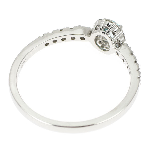 新品 Pt900 パライバトルマリン ダイヤモンド リング 0.115ct D0.22ct