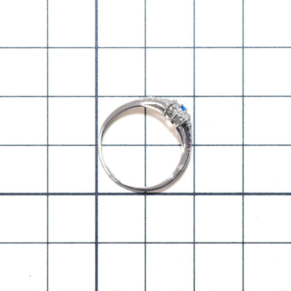 新品 希少 Pt950 アウイナイト ダイヤモンド リング 0.02ct D0.22ct